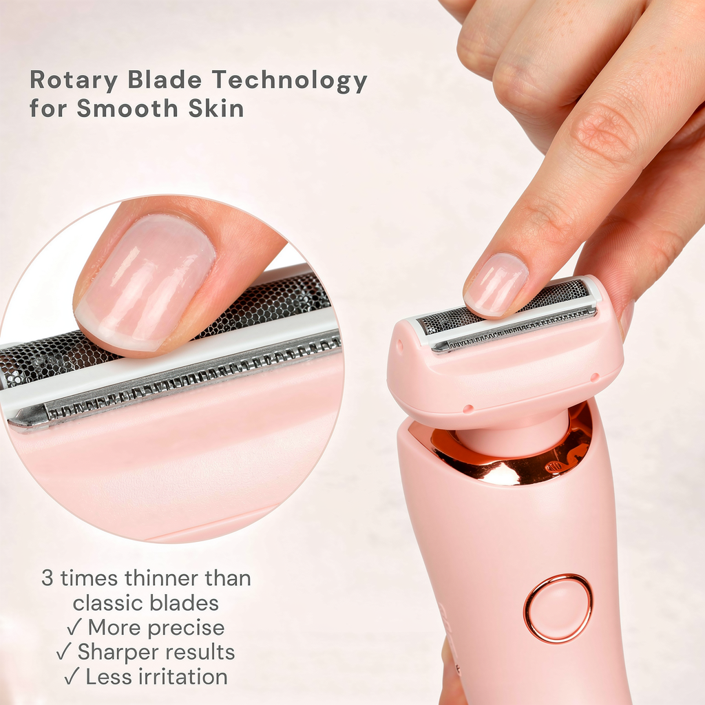 Velmora 2-in-1 Electric Shaver for Sensitive Skin ✨ Pain-Free, Smooth & Irritation-Free Hair Removal 🌸